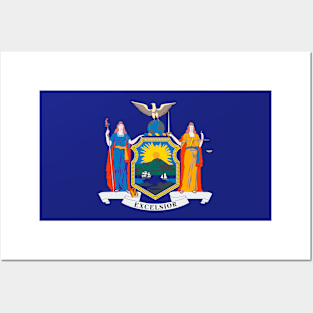 New York Flag Posters and Art